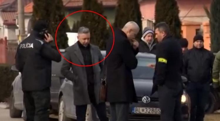 Ro�bert Krajmer z NAKA na mieste c�inu vraz�dy Ja�na Kuciaka